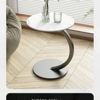Table basse en bois de petite taille fournie par le fabricant pour les influenceurs, design moderne, mini table d'angle pour salon domestique
