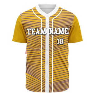 OEM Custom Logo Baseball Jersey Fashion Sportswear Blank Jerseys for Baseball & Softball Sublimation Jersey with Custom Design - Product Image 1