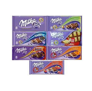 Barres de chocolat Milka aux biscuits et noisettes 100g, croquantes et savoureuses, pour le marché de gros du chocolat de style européen, exportation mondiale - Product Image 4