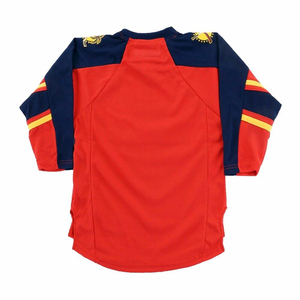 เสื้อเจอร์ซีย์เล่นฮ็อกกี้น้ำแข็งเย็บติดโลโก้ดีไซน์ทีมออกแบบได้ตามต้องการ - Product Image 2