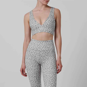 Sujetador Deportivo para Mujer, Transpirable, de Secado Rápido, con Forro Polar, Diseño Cruzado, Cobertura Completa, Nueva Colección de Otoño - Product Image 2