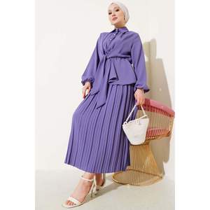 Conjunto 2 Piezas Cintura Elástica Atado Lila - Product Image 4