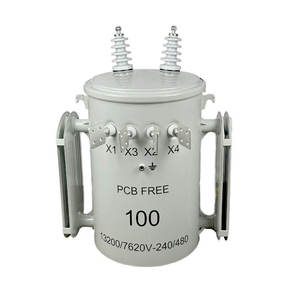 省エネ小型企業向け軽量50KVA 6KV単相IEC UL耐腐食性ポールマウント変圧器 - Product Image 6