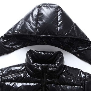 Veste matelassée réversible légère et tendance pour homme avec doublure intérieure personnalisée en polyester, style pare-chocs, manteau d'hiver - Product Image 5