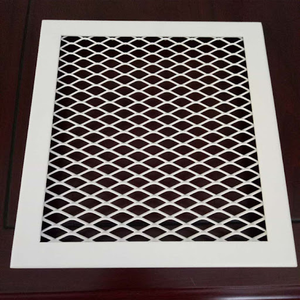 רשת מתכת מגולוונת יהלום 4x8 <span class=keywords><strong>5x10</strong></span> מברזל בעובי 1 מ\\\"מ, לוחות הליכה למכירה - Product Image 2