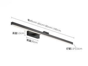 LED Anti-Fog Spiegel Scheinwerfer Einfache moderne Hotel Spiegel Schrank Licht Badezimmers piegel Licht - Product Image 6