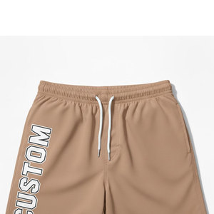 Pantalones Cortos Personalizados para Hombre con Logotipo, Tela Satinada, Cierre de Botones, Cintura Alta, Secado Rápido, Transpirables, Ecológicos, Ropa Casual para Gimnasio, Deportes y Entrenamiento - Product Image 4