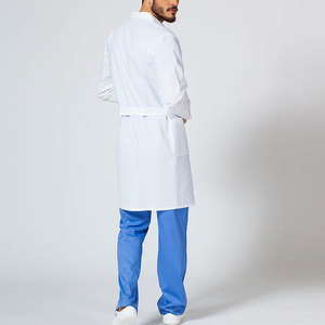 Blouse de laboratoire boutonnée pour professionnels Blouse de laboratoire technique résistante aux flammes Blouse blanche classique pour la santé ou la recherche - Product Image 2