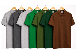 Polo à manches courtes pour homme, orange, 100% coton, tissu Oxford, style décontracté, coupe classique, couleur unie, respirant, design tissé - Product Image 4
