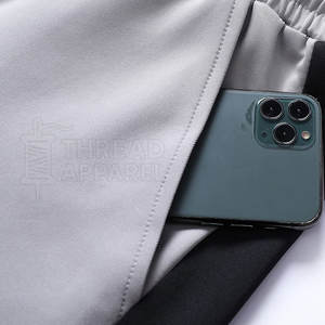 Pantalones cortos de gimnasio para hombre de algodón 100% de alta calidad más vendidos, nuevo estilo informal de secado rápido, patrón sólido, cintura media, cierre elástico OEM - Product Image 3