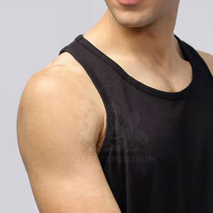 Vêtements de sport fabriqués au Pakistan, débardeur décontracté en maille respirante, vente directe d'usine, grande taille, vêtements d'été pour hommes - Product Image 5