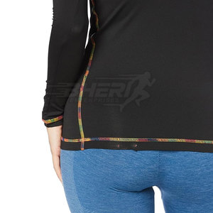 2025 último estilo camisas de compresión para mujer servicio OEM ligero camisas de compresión de Fitness para mujer - Product Image 6
