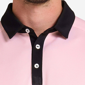 Polo de golf pour hommes avec panneaux en maille-Respirant et frais-Idéal pour les conditions chaudes et humides - Product Image 6