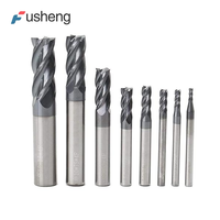 FUSHENG Fraise en bout de routeur CNC en métal de haute précision personnalisée 6Mm 8Mm 10Mm 12Mm Fraise en carbure