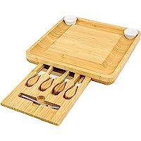 Tabla de cortar de madera de acacia con asa, tabla de cortar de queso duradera de alta calidad - Product Image 6