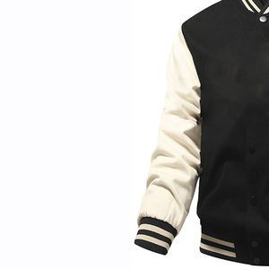 Fournisseur de vestes universitaires en toile de haute qualité, vente en gros, prix bas, vêtements d'extérieur unisexes, mode, à capuche, chaud, confortable, devant - Product Image 6