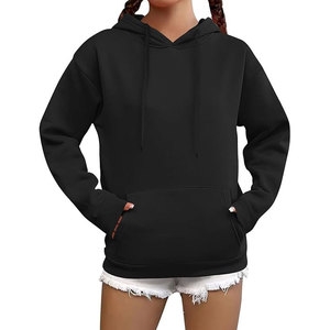 Sudadera con Capucha Básica para Mujer, Corte Holgado, Ultra Suave, con Bolsillos - Product Image 4