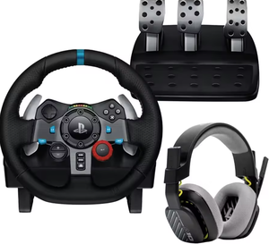 Autentico Nuovo Volante da Corsa Logitech G29 con Pedali, Connettività, Design Portatile e Audio Surround 2.1 - Product Image 1