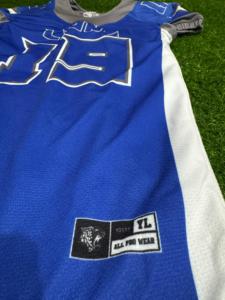 Vente en gros de maillots de football américain de haute qualité, uniformes d'équipe respirants imprimés avec logo personnalisé, ensembles pour adultes, jeunes et enfants - Product Image 3