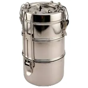 Lunch box stainless steel bento compartment with soup bowl adults thermo New Best Oval Small insulated lunch tiffin Round Shaped