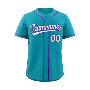 Uniforme de béisbol transpirable superventas personalizado mejor camisa de béisbol cómodos uniformes de béisbol ligeros - Product Image 1