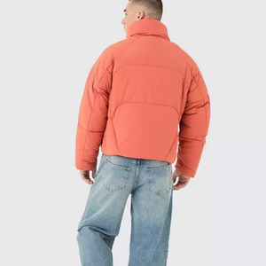 แจ็คเก็ตพัฟเฟอร์แขนยาวผู้ชายรุ่นใหม่ล่าสุดสำหรับฤดูหนาว รับสกรีนโลโก้ตามสั่ง มีไซส์ใหญ่ ขายส่ง - Product Image 5