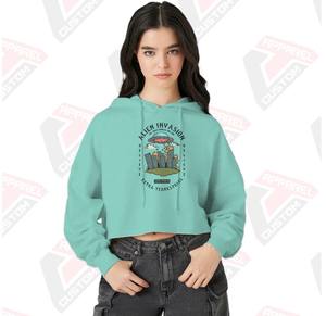 Elegante y acogedora mujer crop HOODIE capas ligeras perfectas - Product Image 1