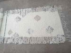 Handwoven Kilim Rug Beige Brown, Southwestern Tribal Area Rug, Flat Weave Wool / PP Large <b>Runner</b> Carpet, Boho Ethnic Home Decor - Product Image 3