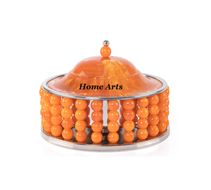 Plat de chauffe-plats en acier inoxydable de conception fantaisie avec plat de buffet de forme ronde de taille personnalisée de travail de Meena - Product Image 6