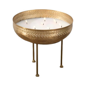 Export Quality Metal Wax Urli in Bulk Price From India For Wedding Home Decoration - Product Image 1