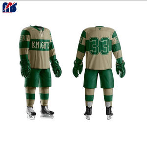 Logo personnalisé maillot de hockey sur glace équipe chemises de hockey sur glace broderie OEM unisexe personnalisé Anti Technics Style Time Knights tissu - Product Image 4