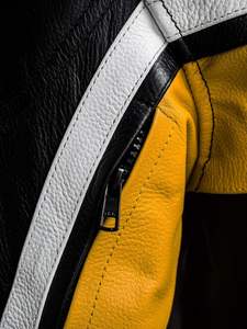 Blouson en cuir pour moto, très vendu, pour motards urbains, course et conduite, personnalisable, résistant aux abrasions, avec protections CE - Product Image 3