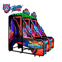 Machine de tir au basket-ball à pièces de monnaie de haute qualité, machines de jeux vidéo, machine de jeu de basket-ball d'arcade 2025