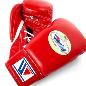 Wholesale High Quality Leather Custom Made OEM <b>Red</b> Color Design Winning Boxing <b>Gloves</b> Sparring <b>Gloves</b> Waterproof - Product Image 6
