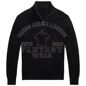 FANTASY WEAR OEM 2026 Premium & Top Quality Men Knitted <b>Jumper</b> Casual <b>Pullover</b> Sweater With Custom Design & Logo - Product Image 1