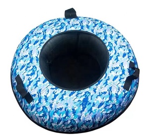Toboggan à tube <span class=keywords><strong>de</strong></span> neige traîneau gonflable d'hiver robuste aller au sport pour enfants adultes jeux <span class=keywords><strong>de</strong></span> neige en plein air matériau résistant au froid Durable - Product Image 2