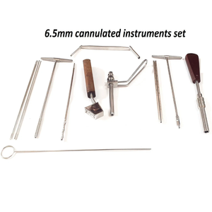 ชุดเครื่องมือผ่าตัดแบบมีรูขนาด 6.5 มม. ทำจากสแตนเลส สามารถนึ่งฆ่าเชื้อได้ คุณภาพมาตรฐานศัลยกรรมเยอรมัน - Product Image 3