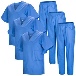 Women's Medical <b>Scrubs</b> Nurse Uniform Top Woven Fabric <b>Scrub</b> <b>Sets</b> for Hospitals OEM Service Available - Product Image 4