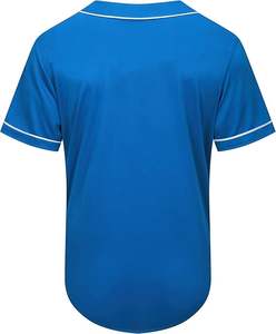 Polyester <b>Fabric</b> Made Baseball Shirts Breathable Embroidery Logo Custom High Quality Baseball Jersey - Product Image 5