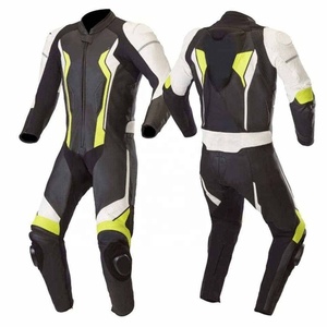 Venta al por mayor de traje de carreras de motos personalizado % de cuero de vaca de talla grande diseño personalizable impermeable transpirable ropa deportiva - Product Image 4