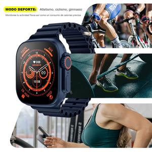 WS99 Montre sportive et élégante ultra intelligente IP68 Fonctions de réponse aux appels à écran tactile étanche-Compagnon parfait pour les sports compacts - Product Image 4