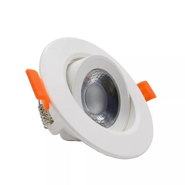 Factory High Quality 5W 7W Round Frame LED Downlight Indoor Ceiling Light for Home Bedroom Kitchen Office Hotel Retail