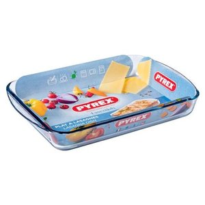 Transparent Borosilicate Glass Baking Tray 40x28x6cm Oval Shape <strong>Oven</strong> Safe 0.5mm Thickness Food Safe 239B000 7646 - Product Image 2