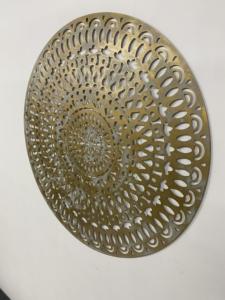 Arte Mural Moderno Hecho a Mano en Oro Contemporáneo, Metal Cortado con Láser, Colores Personalizables, WB INC INDIA para Decoración de Paredes - Product Image 2