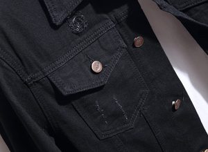 Custom Made Men's <b>Denim</b> <b>Jacket</b> 100% Cotton <b>Denim</b> <b>Jacket</b> for Men Plus Size <b>denim</b> <b>jacket</b> for men - Product Image 4