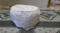 Gorro/Bugis/Tupi/Topi/Kufi de Oración Musulmán Personalizable de Malla de Algodón 100% Ecológico de Alta Calidad para Mujer, Todas las Estaciones, Bangladesh