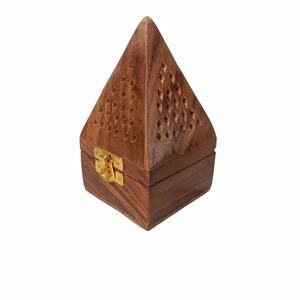 Quemador de incienso de resina de diseño único para fragancia casera, difusor de aromaterapia de madera epoxi Bakhoor árabe Oud, incienso Madhkan - Product Image 5