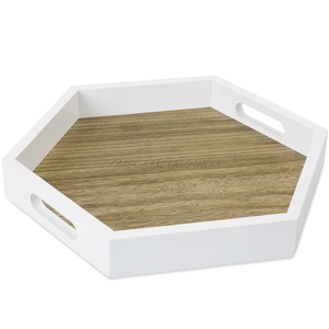 Bandeja de madera más vendida para el hogar Bandeja de madera de mango más vendida para la decoración del hogar - Product Image 6
