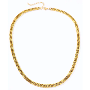 Collar de acero inoxidable para hombre, grado 201 con diseño de cadena resistente, aspecto minimalista elegante para negocios, informal y para uso diario - Product Image 5