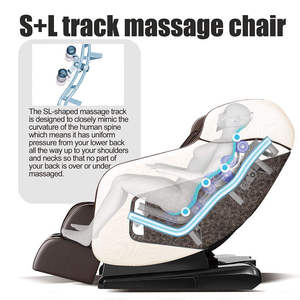 2024 luxe corps complet électrique AI chaleur intelligente inclinable Stretch 3D Robot main SL piste zéro gravité Massage Portable pliable - Product Image 5